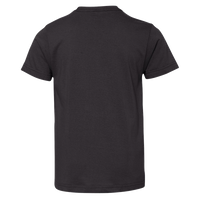 LAT Youth Fine Jersey Tee, Black / Black, Back view