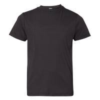 LAT Youth Fine Jersey Tee, Black / Black, Front view
