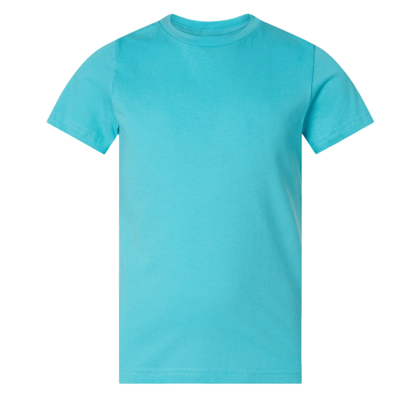 LAT Youth Fine Jersey Tee, Caribbean / Caribbean, Front view