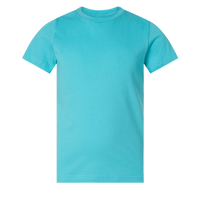 LAT Youth Fine Jersey Tee, Caribbean / Caribbean, Front view