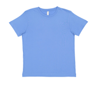 LAT Youth Fine Jersey Tee, Carolina Blue / Carolina Blue, Front view