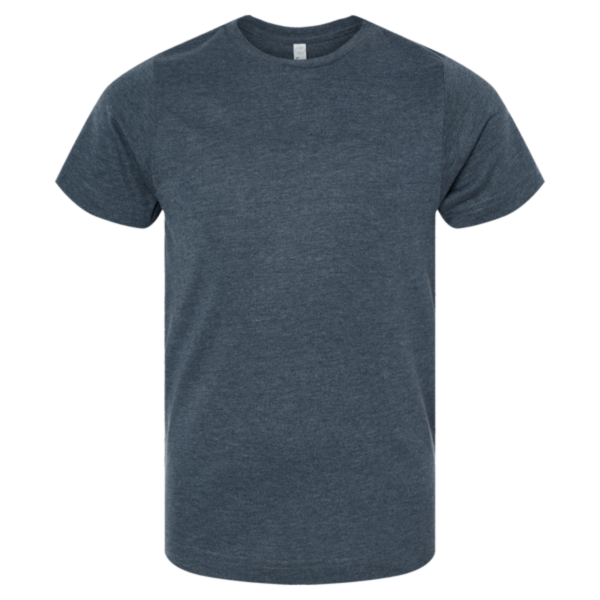 LAT Youth Fine Jersey Tee, Vintage Denim / Vintage Denim, Front view