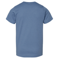 LAT Youth Fine Jersey Tee, Vintage Indigo / Vintage Indigo, Back view