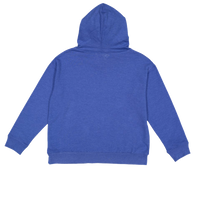 LAT Youth Fleece Hoodie Sweatshirt, Vintage Royal, Back view