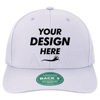 LEGACY Back Nine Cap, Icelandic Blue, Front view, Mockup