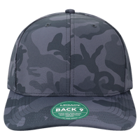 LEGACY Back Nine Cap, Midnight Camo, Front view