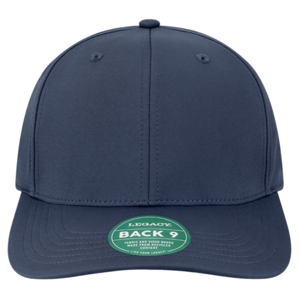 LEGACY Back Nine Cap, Navy, Front view