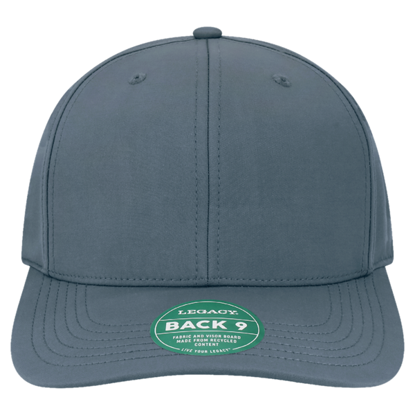 LEGACY Back Nine Cap, Sea Blue, Front view