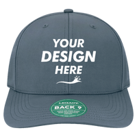 LEGACY Back Nine Cap, Sea Blue, Front view, Mockup