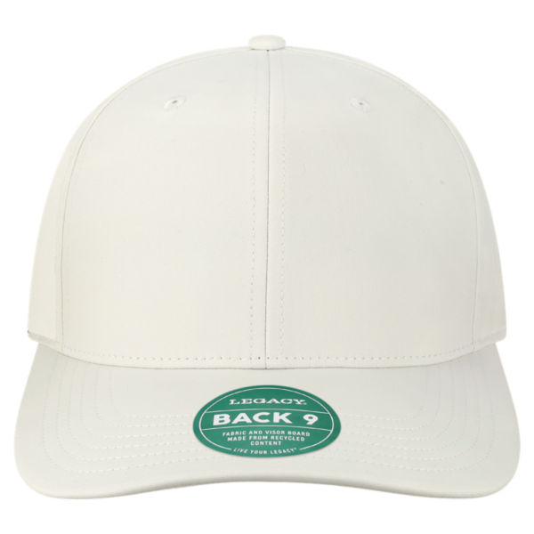 LEGACY Back Nine Cap, White, Front view