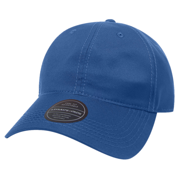 LEGACY Cool Fit Adjustable Cap, Royal, Front view