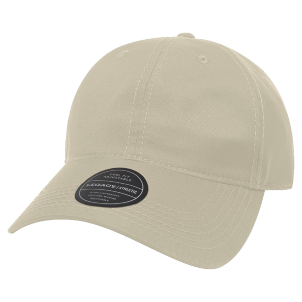 LEGACY Cool Fit Adjustable Cap, Stone, Front view