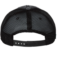LEGACY Dashboard Trucker Cap, Black / Black / Black, Back view