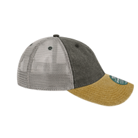 LEGACY Dashboard Trucker Cap, Black / Camel / Grey, Right Side view