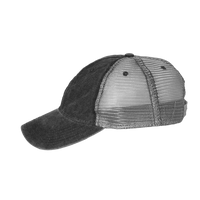 LEGACY Dashboard Trucker Cap, Black / Grey / Grey, Left Side view