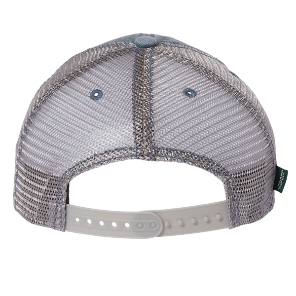 LEGACY Dashboard Trucker Cap, Blue Steel / Grey / Grey, Back view