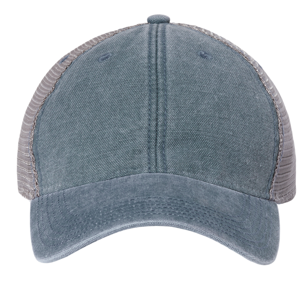 LEGACY Dashboard Trucker Cap, Blue Steel / Grey / Grey, Front view