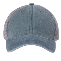 LEGACY Dashboard Trucker Cap, Blue Steel / Grey / Grey, Front view