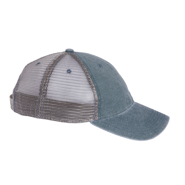 LEGACY Dashboard Trucker Cap, Blue Steel / Grey / Grey, Right Side view