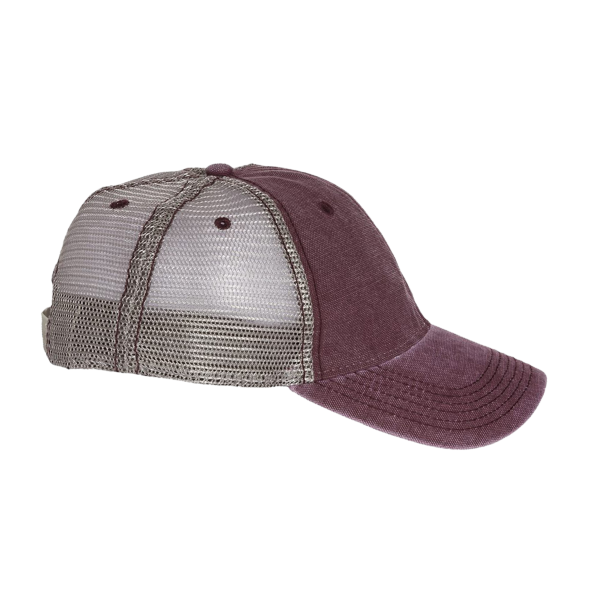 LEGACY Dashboard Trucker Cap, Burgundy / Grey / Grey, Right Side view