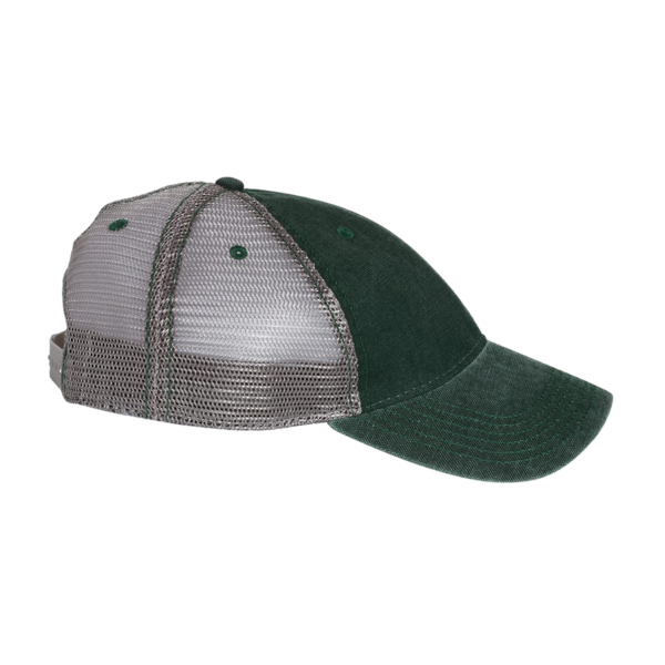LEGACY Dashboard Trucker Cap, Dark Green / Grey / Grey, Right Side view