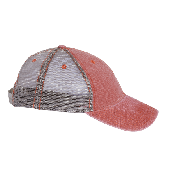LEGACY Dashboard Trucker Cap, Nantucket Red / Grey / Grey, Right Side view