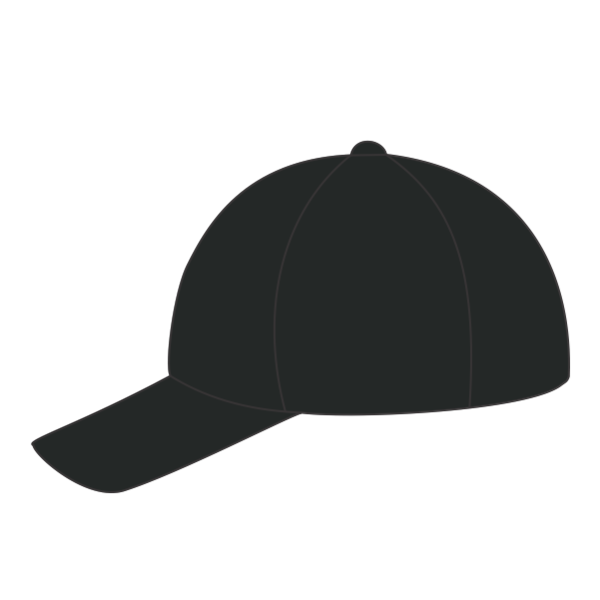 LEGACY Five-Panel Adjustable Cap, Black / Black, Left Side view