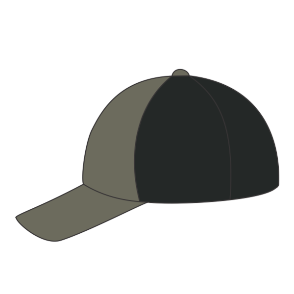 LEGACY Five-Panel Adjustable Cap, Charcoal Slub / Black, Left Side view
