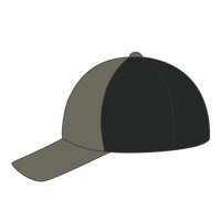 LEGACY Five-Panel Adjustable Cap, Charcoal Slub / Black, Left Side view