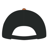LEGACY Five-Panel Adjustable Cap, Copper Slub / Black, Back view
