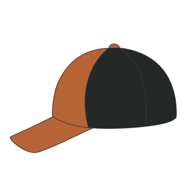 LEGACY Five-Panel Adjustable Cap, Copper Slub / Black, Left Side view