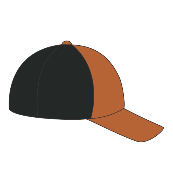 LEGACY Five-Panel Adjustable Cap, Copper Slub / Black, Right Side view