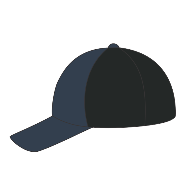LEGACY Five-Panel Adjustable Cap, Navy Slub / Black, Left Side view