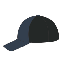 LEGACY Five-Panel Adjustable Cap, Navy Slub / Black, Left Side view