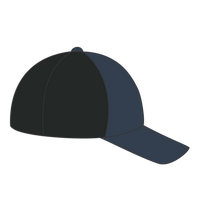 LEGACY Five-Panel Adjustable Cap, Navy Slub / Black, Right Side view