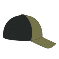 LEGACY Five-Panel Adjustable Cap, Olive Slub / Black, Right Side view