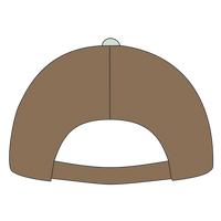 LEGACY Five-Panel Adjustable Cap, Sawgrass Corduroy / Brown, Back view
