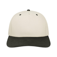 LEGACY Heritage Twill Cap, Stone / Black, Front view