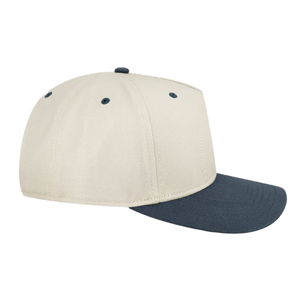 LEGACY Heritage Twill Cap, Stone / Navy, Right Side view