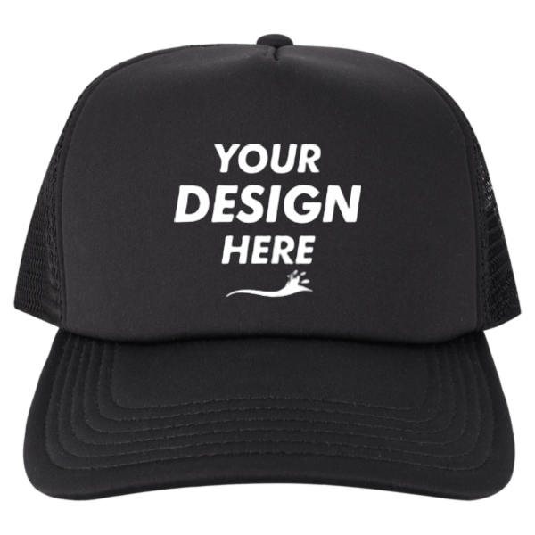 LEGACY Laguna Cap, Black / Black / Black, Front view, Mockup