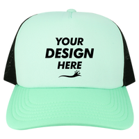 LEGACY Laguna Cap, Light Mint / Dark Mint / Black, Front view, Mockup