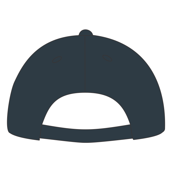 LEGACY Lo-Pro Snapback Trucker Cap, Navy / Navy, Back view