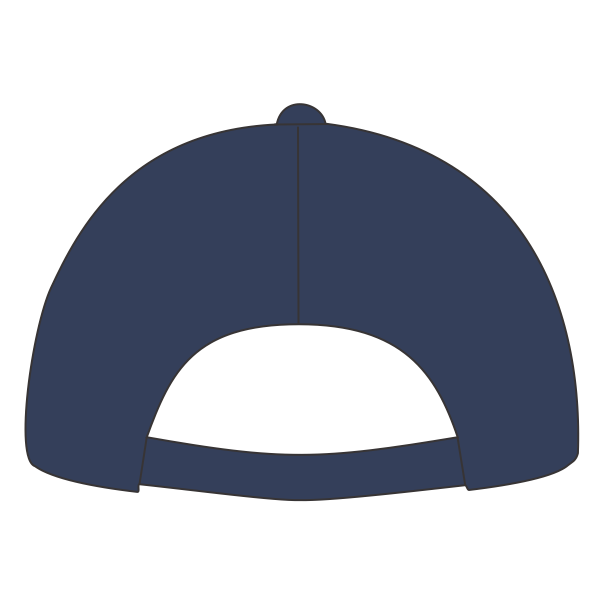 LEGACY Old Favorite Five-Panel Trucker Cap, Blue Pines / Blue Pines / Blue Pines, Back view