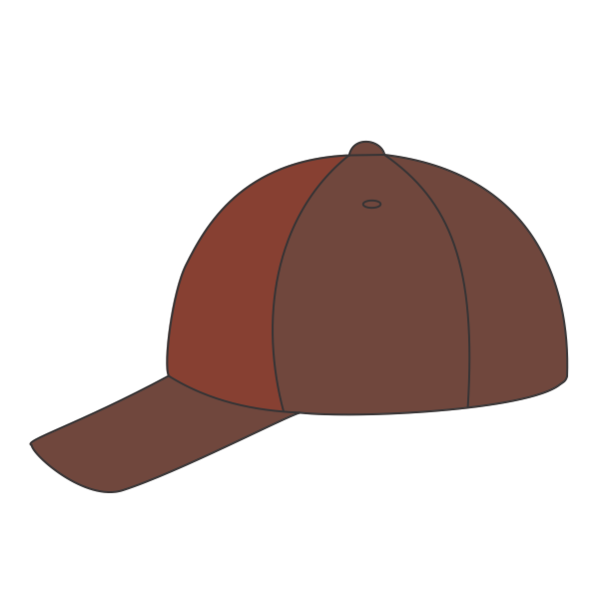 LEGACY Old Favorite Five-Panel Trucker Cap, Mt Sunset / Maroon / Khaki, Left Side view