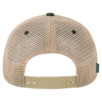 LEGACY Old Favorite Trucker Cap, Army Camo / Khaki / Khaki, Back view