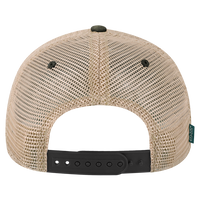 LEGACY Old Favorite Trucker Cap, Black / Khaki / Khaki, Back view