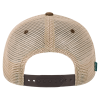 LEGACY Old Favorite Trucker Cap, Brown / Khaki / Khaki, Back view