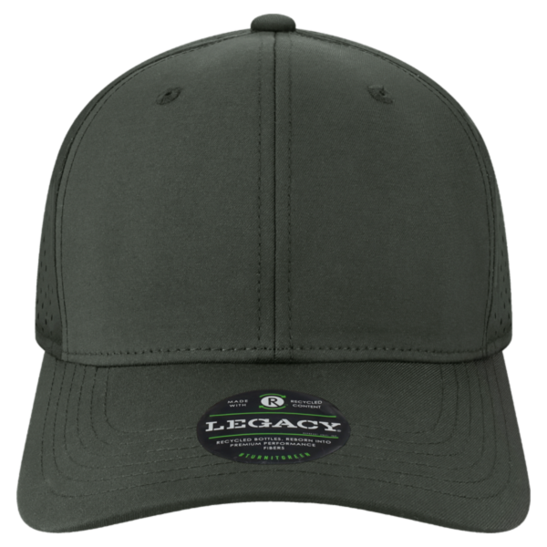 LEGACY Reclaim Mid-Pro Adjustable Cap, Black / Black, Front view