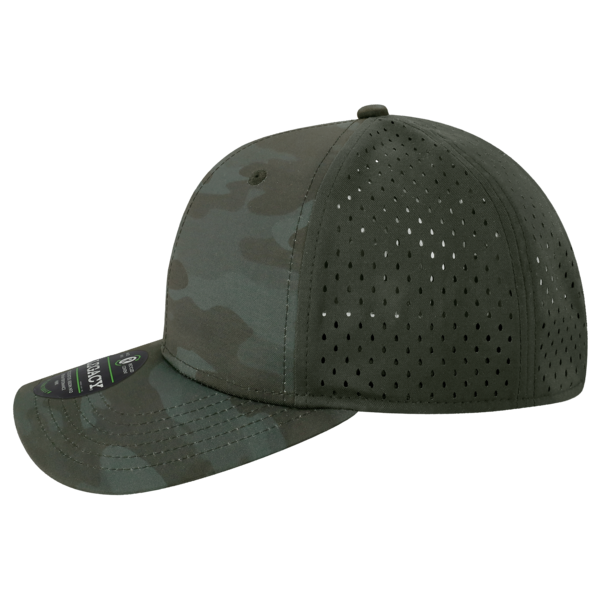 LEGACY Reclaim Mid-Pro Adjustable Cap, Black Camo / Black Camo, Left Side view