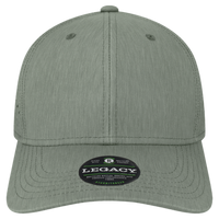 LEGACY Reclaim Mid-Pro Adjustable Cap, Eco Dark Grey / Eco Dark Grey, Front view